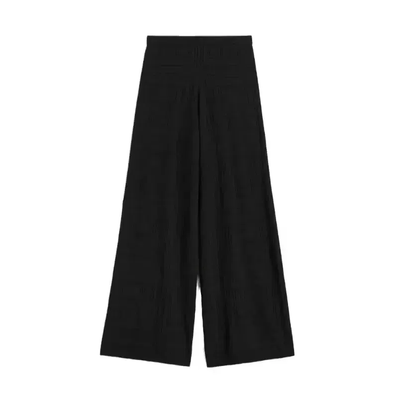 Color: Brown, Size: S - LUXURY-Casual Commuter Pants for Women, High Waist, Straight Tube Pants, Spring and Summer, 2025 Hollow Camisole Skirt