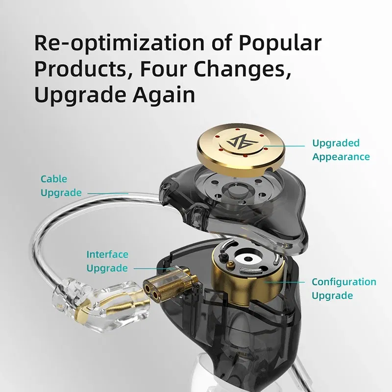 Color: Blue - KZ EDX PRO 10mm Dual Magnetic Circuit Dynamic Drive Earphone HIFI Bass Earbud Sport Noise Cancelling Headset KZ ZSTX ZSN PRO ZAS