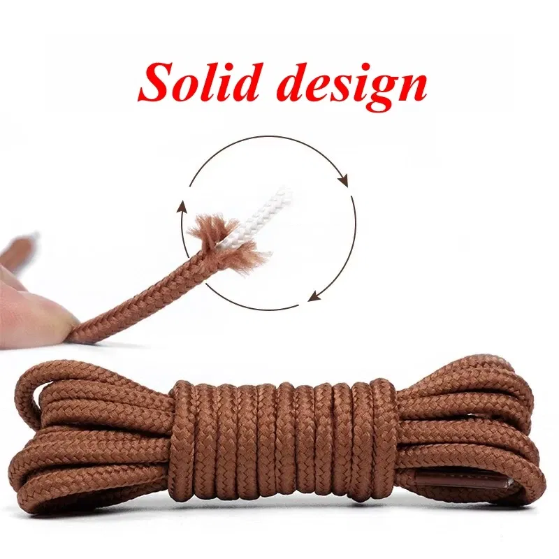Color: Gold, Length: 90cm, Ships From: CHINA - 1Pair Polyester Solid Classic Round Shoelaces Martin Boot Shoelace Casual Sports Boots shoes Lace 90cm/120cm/150cm 21 Colors