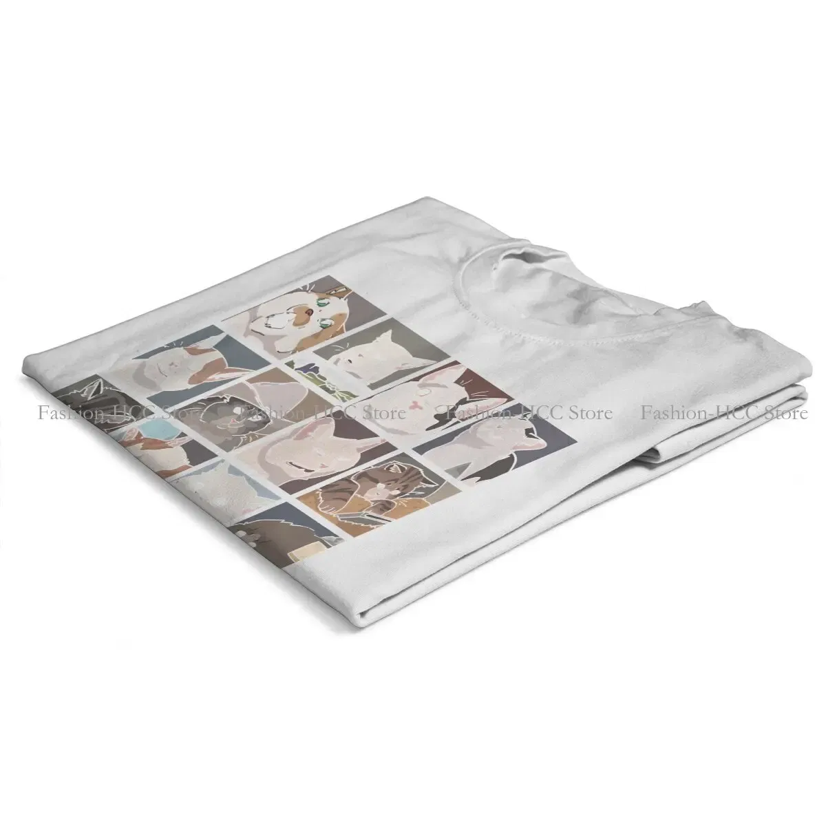 Color: WHITE, Size: L - Meme O Neck TShirt Cat Classic T Shirt Woman's Tops New Design