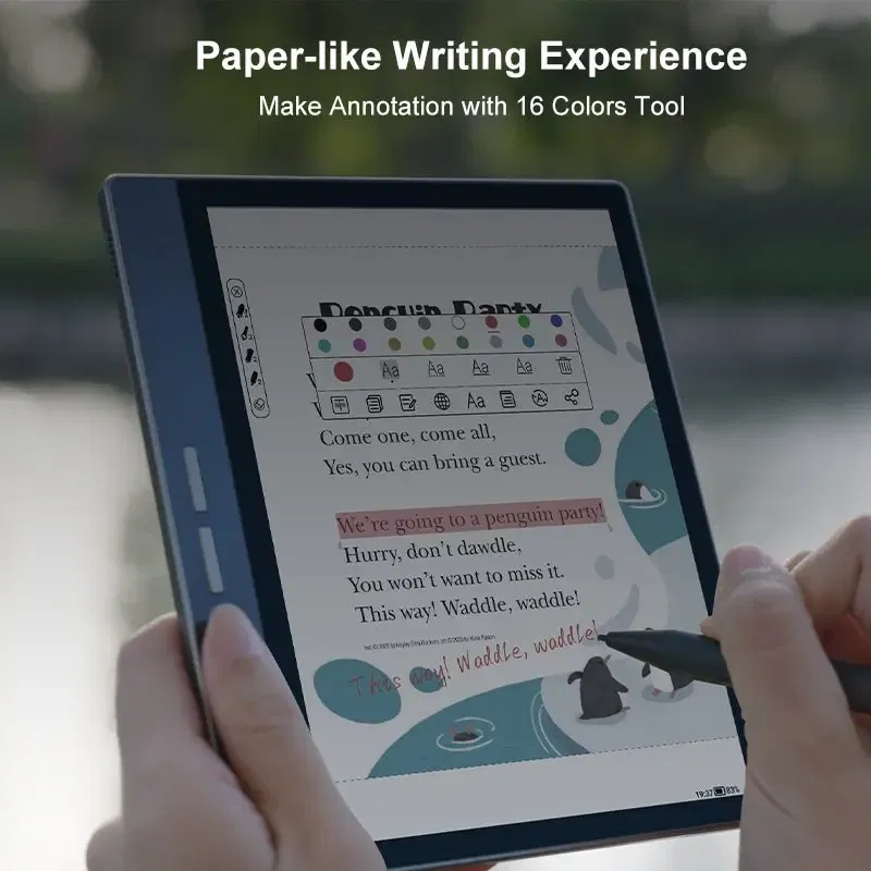 Color: Blue, Ships From: CHINA - New! Bigme B751C 7-inch color eink screen e-book reader electronic paper book reading e Ink ebook ereader tablet