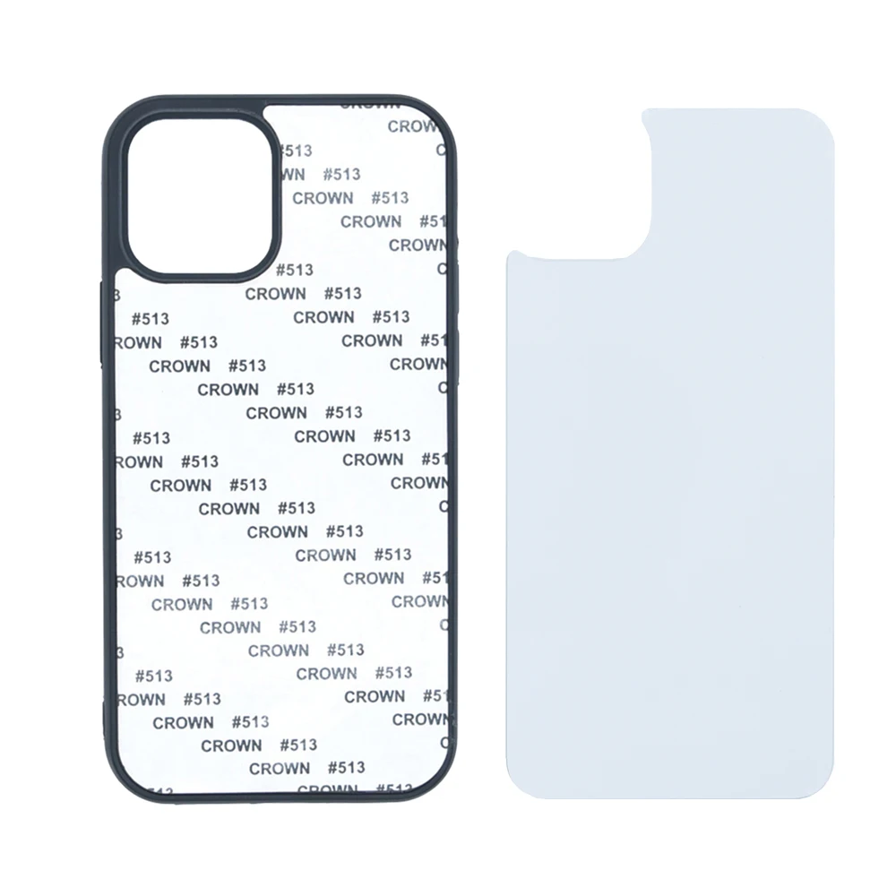 Material: Denim - For iPhone 11 12 mini Pro Max  6 7 8 S Plus Xr X Xs 2D Sublimation Phone Case Blanks with Metal Plates Heat Press Blank Cases