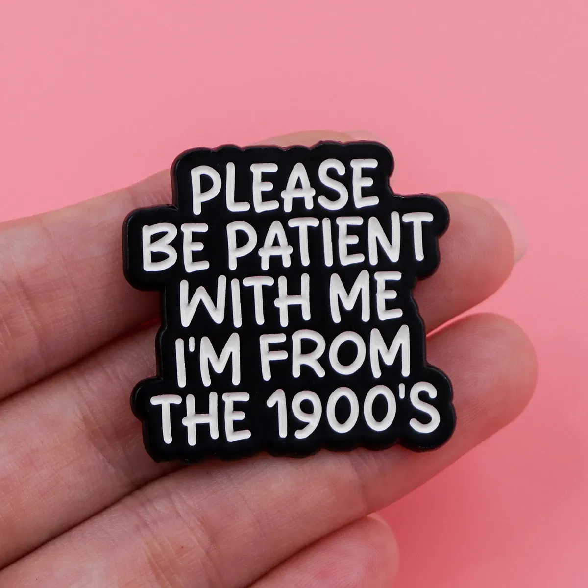 Metal color: Imitation Rhodium Plated, Main Stone Color: MULTI - Quotes Enamel Pins Cartoon Women's Brooches Men Lapel Pins Letters Badge on Backpack Costume Accessories Phrase Jewelry Gifts