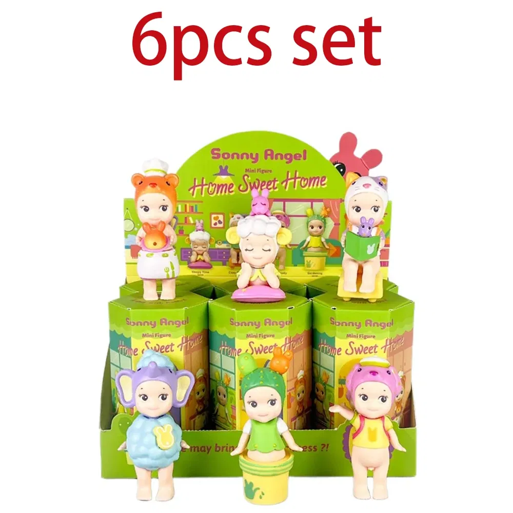 Color: GRAY - Angel Good Luck Standing posture Sunny Angel Doll Blind Box Hot Selling Trendy Play Handmade Car Cake Ornament