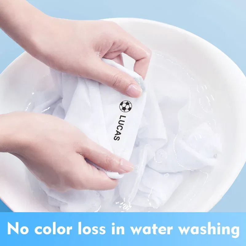 Color: Gold - Children's Name Seal Custom Double -layer black and white ink Student's Stamp Kindergarten Clothes Waterproof Name StickerStamp