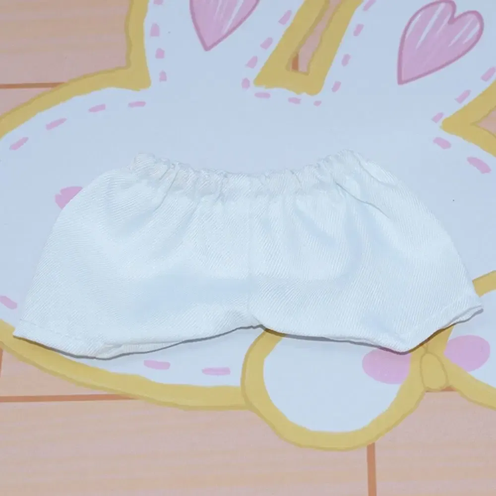 Color: Chocolate - 15CM Doll Clothes Pants Fashion Tops Striped T-shirt Casual Wears Jeans Shorts For 1/12 Dolls Accessories Plush Animal Kids Toys