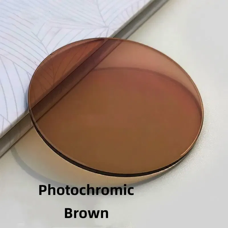 Lenses Color: Blue, Lens Index: 1.61 - FIRADA 1.56 1.61 1.67 1.74CR-39 Scratch-Resistant Aspherical Optical Prescription Myopia Reading Photochromic Sunglasses Lens