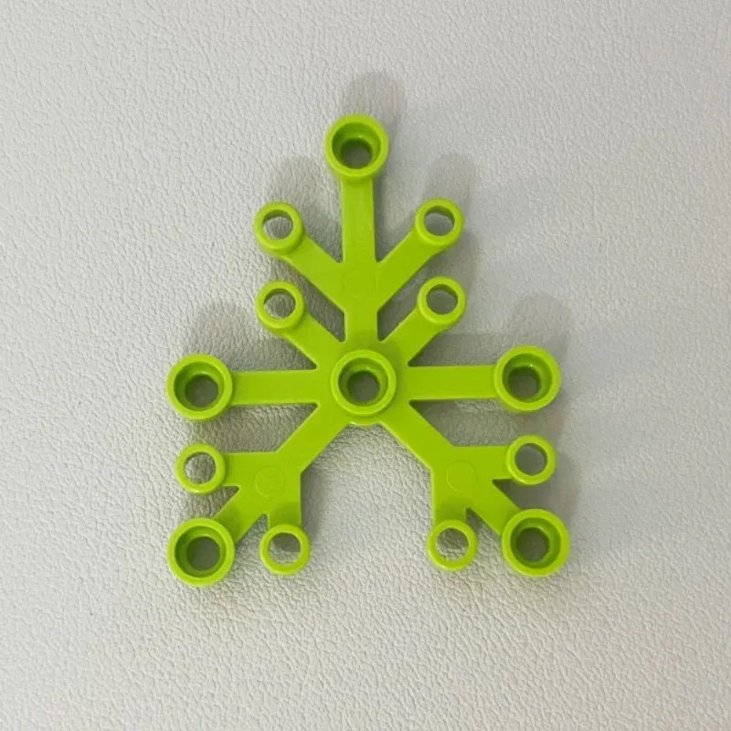 Color: GRAY - 2417 Plant Leaves 6 x 5 Bricks Collections Bulk Modular GBC Toys For Technical MOC DIY Buildings? Blocks 1Pcs Gifts Compatible