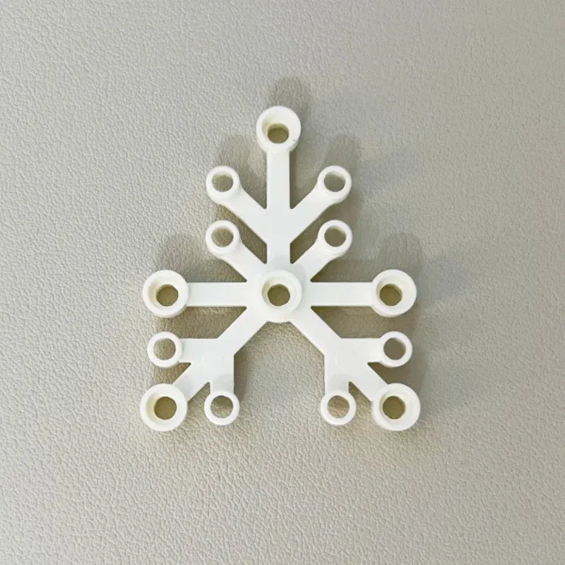 Color: GRAY - 2417 Plant Leaves 6 x 5 Bricks Collections Bulk Modular GBC Toys For Technical MOC DIY Buildings? Blocks 1Pcs Gifts Compatible