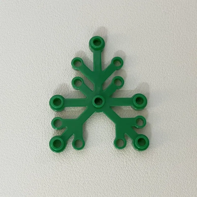 Color: GRAY - 2417 Plant Leaves 6 x 5 Bricks Collections Bulk Modular GBC Toys For Technical MOC DIY Buildings? Blocks 1Pcs Gifts Compatible