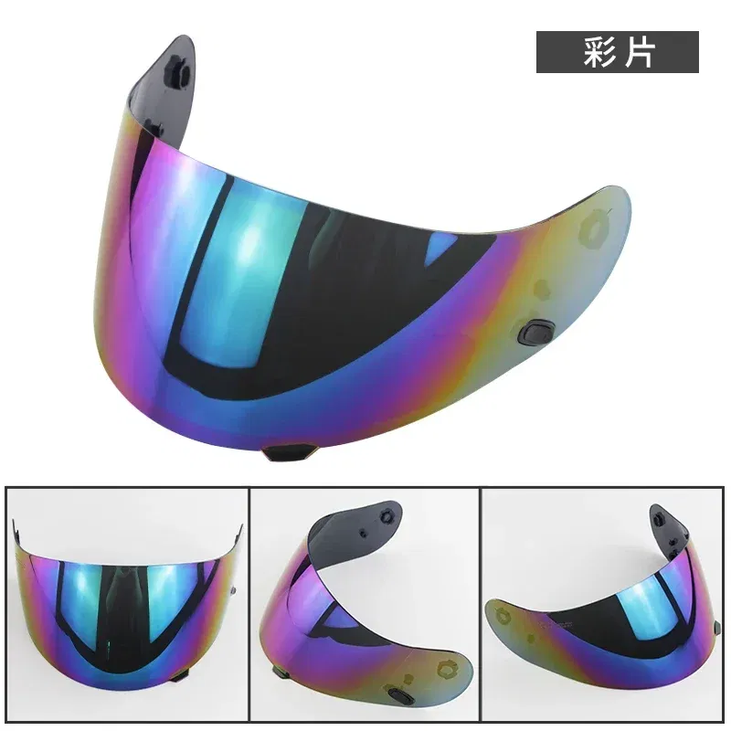 Color: Sky blue - Helmet Visor for HJC CL16 CL17 CLST CLSP CSR1 CSR2 CS15 TR1 FG15 HS11 FS15 Helmet Shields Uv Protection Capacete Accessories