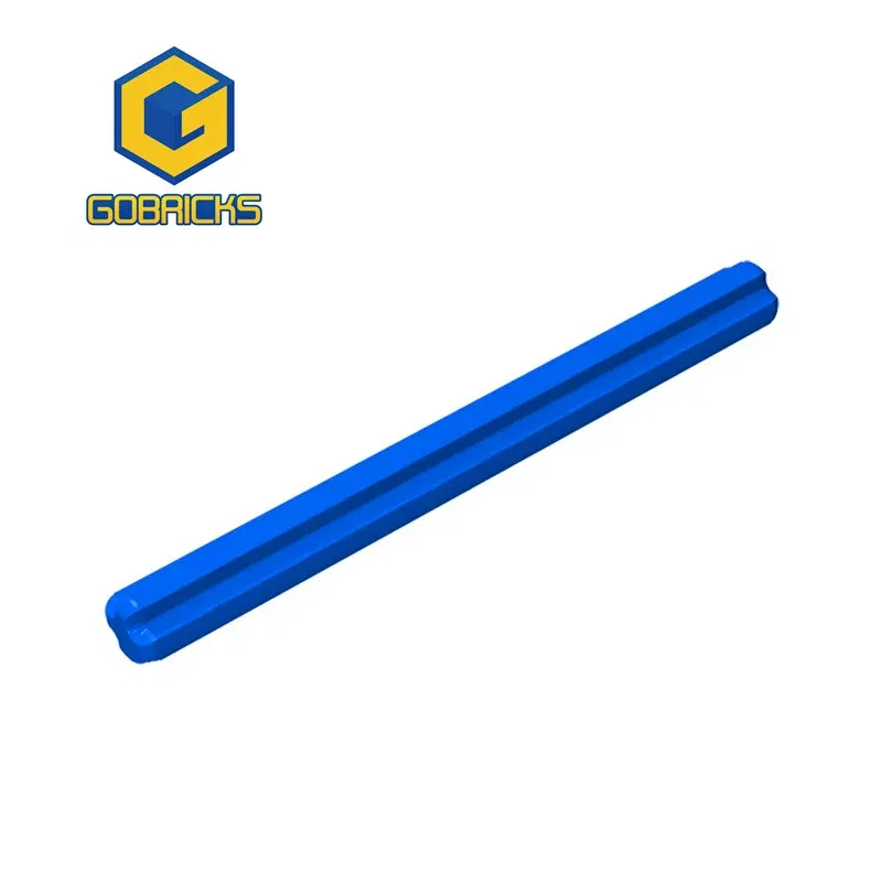 Color: Blue - Gobricks 10pcs Assembles Particles 3706 1x6 For Building Blocks Parts DIY electric Educational Bricks Bulk Model gift Toys