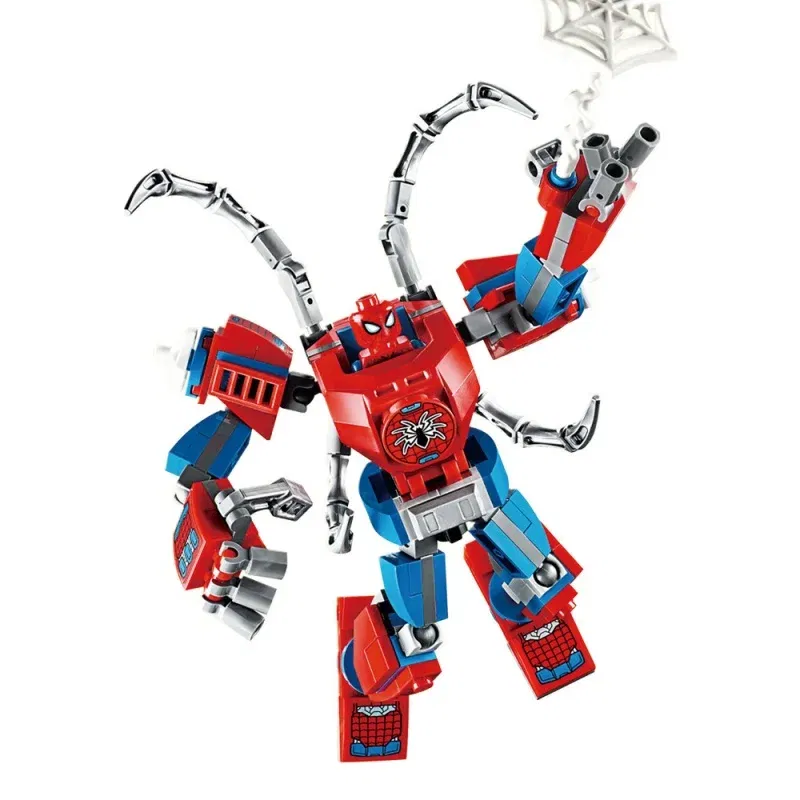 Color: GRAY, Size: S - 28cm Marvel anime, Avengers, Captain America, Iron Man: 120PCS/piece building block toy, birthday gift for children