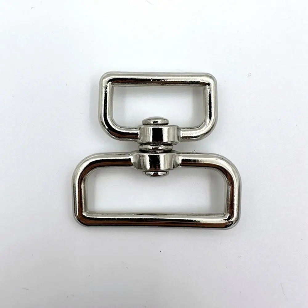 Color: Pink - Metal Eight-Character Rotating Buckle Ring Anti-Knotting Dog Chain Buckle Connecting Ring DIY Jewelry Pendant Jewelry Accessory