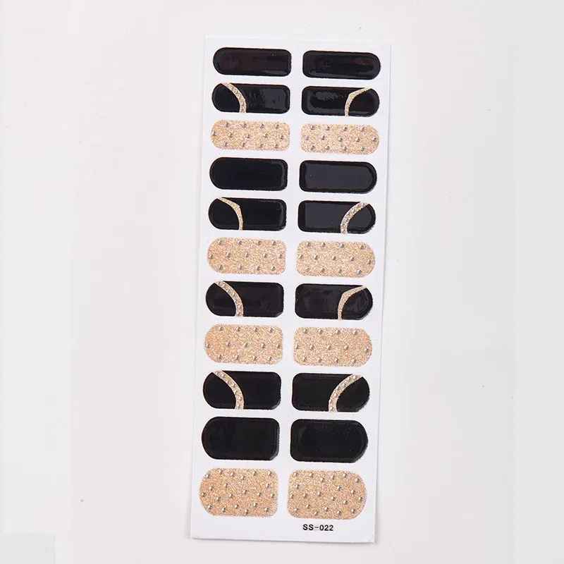 Color: Unicolor - New Year Snow Flakes Nail Polish Sticker DIY Designer Nail Decor Sticker  Nail Art Decoration Christmas Nail Sticker Set for Her