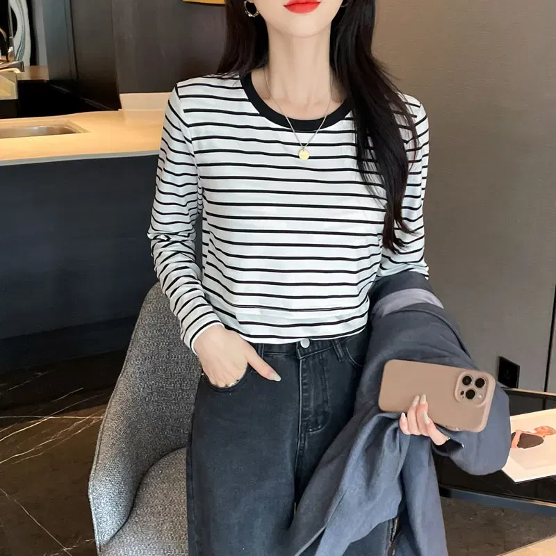 Color: green, Maternity Size: L - Striped Cotton Maternity Nursing Tees Casual Long Sleeve Breastfeeding T Shirts For Pregnant Women After Delivery Lacation Tops