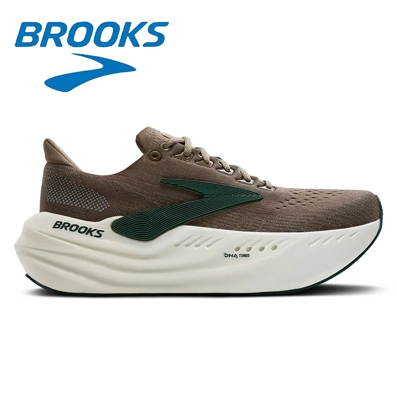 Brooks Super Glycerin MAX Breathable Running Shoes for Men Air Mesh Design Fashionable Versatile Outdoor Casual Sports Sneakers