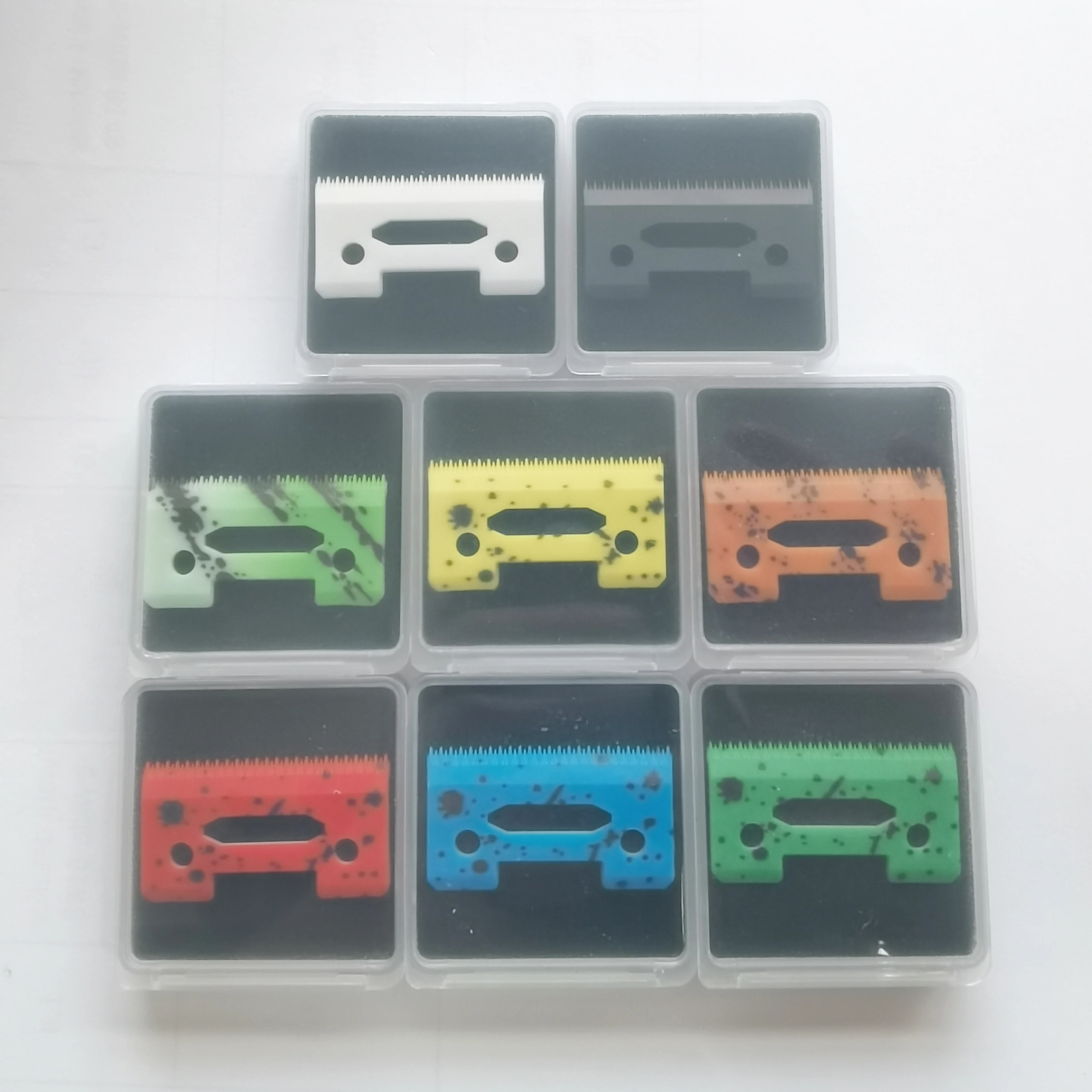 Size: XS - Professional 2 Holes Ceramic Blade Cutter Clipper Replacement Blades for Wahl 8148 Clipper