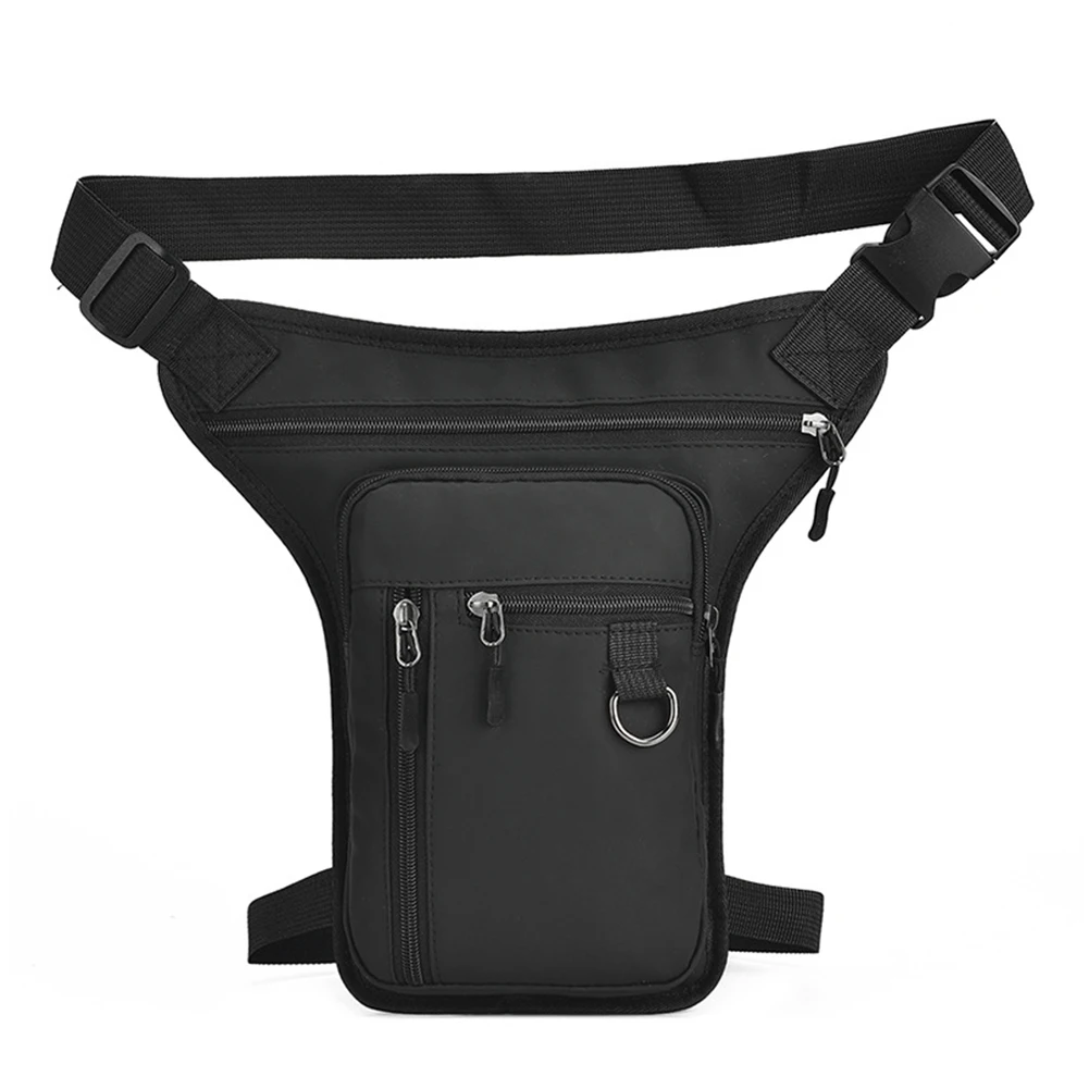 Color: Blue - Men Drop Leg Bag Waist Bag Waterproof Men Fanny Pack Phone Purse Motorcycle Riding Shoulder Cross Body Thigh Hip Belt Waist Bags