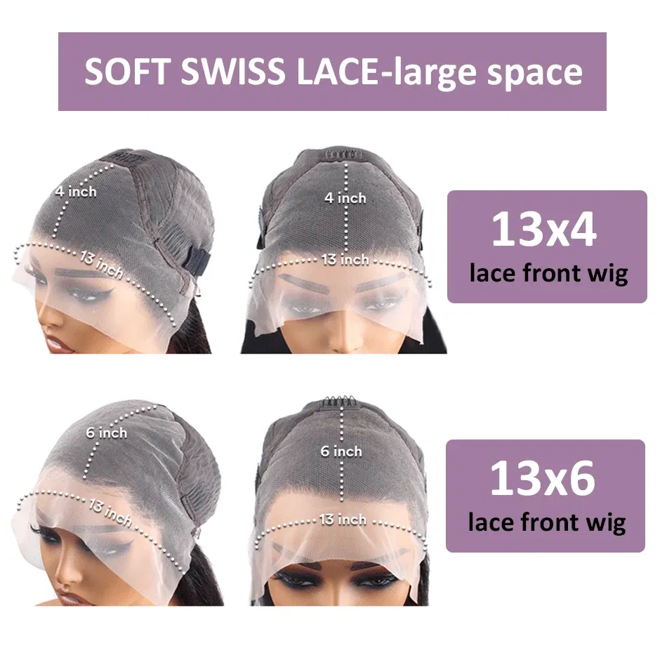 Color: 1B/30HL, Stretched Length: 18inches, Density: 190%, Ships From: CHINA - 30 40 Inch Hd Lace Wig 13X6 Human Hair Lace Frontal Wig Body Wave 13X6 Hd Lace Frontal Wig 13X4 Lace Front Human Hair Wigs