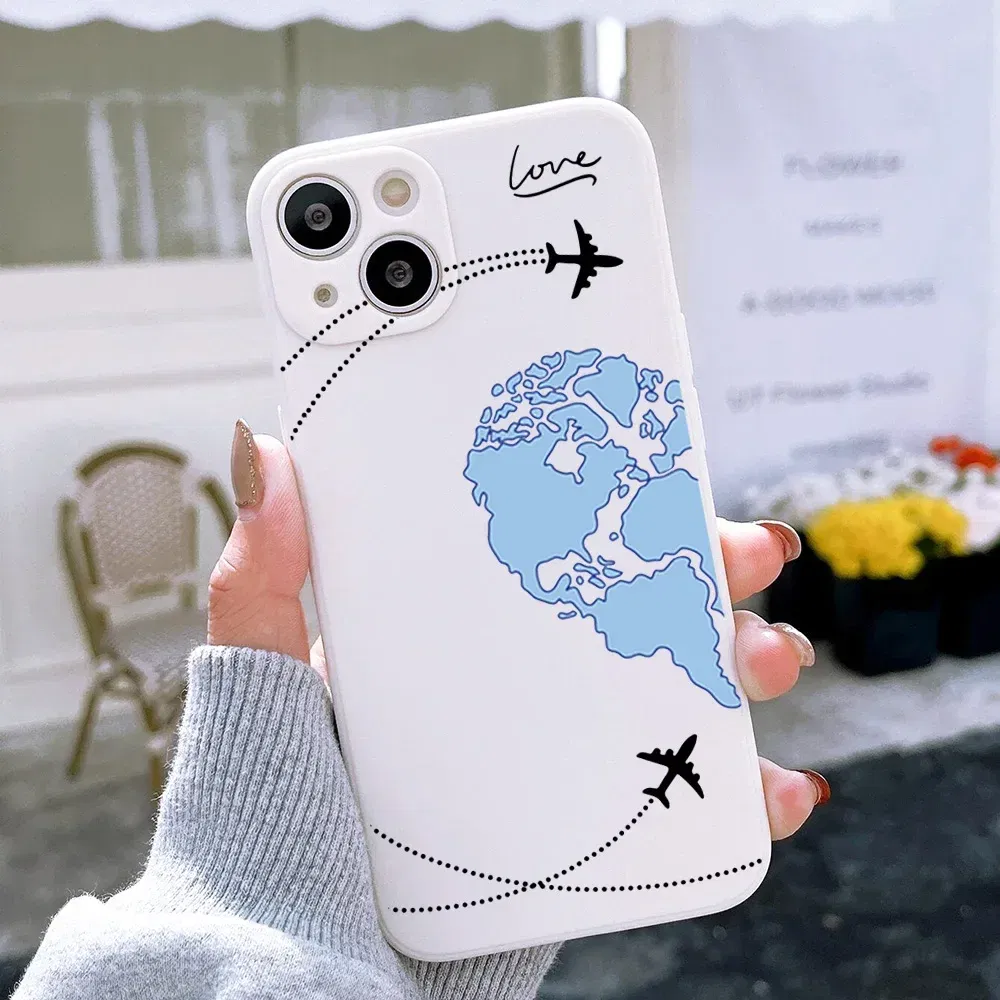 Color: Dark Grey, Material: PE - Couple Black and White Love Sun Moon Case For Samsung Galaxy S10 S20 S21 S22 S23 S24 FE Plus Ultra Note 20 Silicone Phone Case