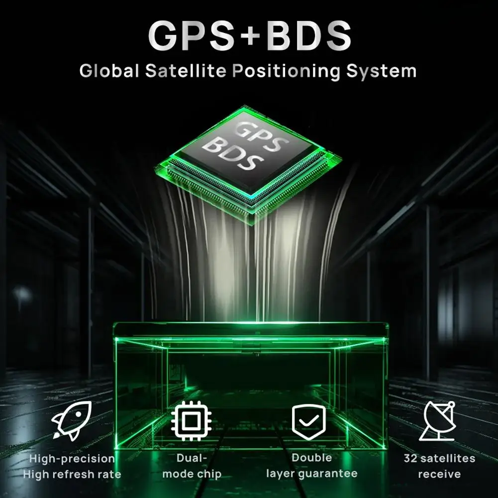 Color Name: WHITE - USB Powered Car Mounted HUD Head Up Display GPS Speed Display KMH/MPH Extra Large Font HD Experience