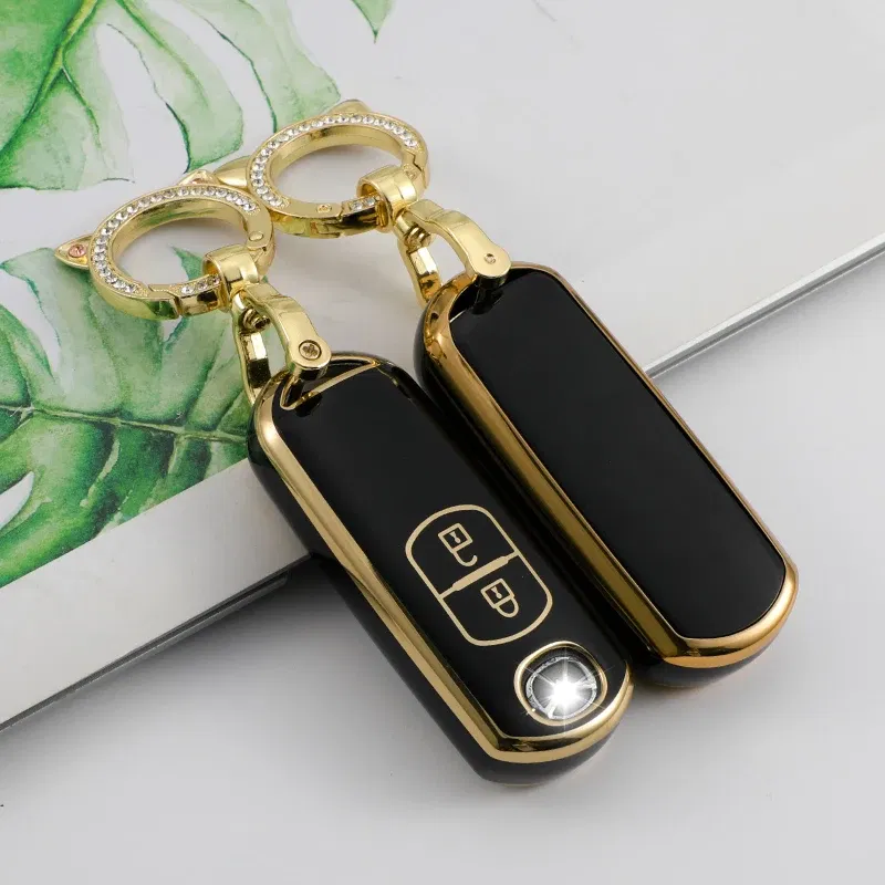 Color Name: Army Green - TPU Car Remote Key Case Cover for Mazda 2 3 6 Atenza Axela Demio CX-5 CX5 CX-3 CX7 CX-9 2015 2016 2017 2018 2019 Accessories