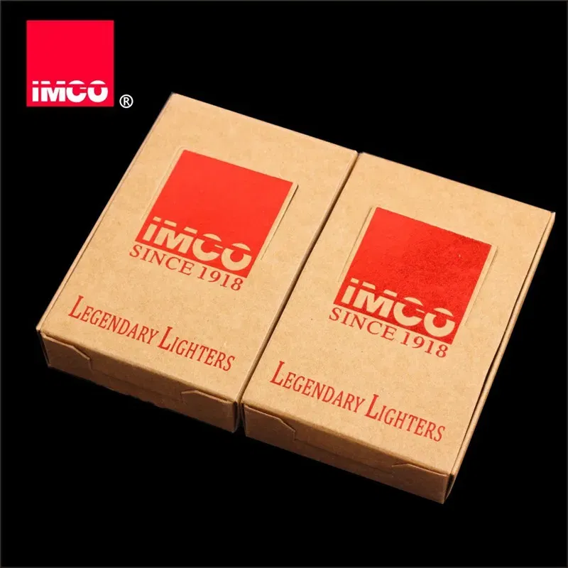 Color: PURPLE - Original IMCO Lighter Old Gasoline Flint Lighter Windproof Stainless Steel Cigarette Petrol Oil Lighter Inflated Gadgets Man