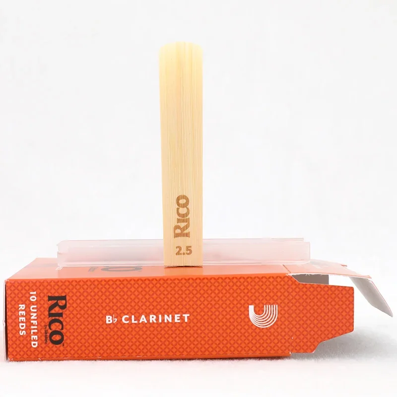 Color: light yellow - USA RICO Orange Box Reeds Eb Alto Bb Soprano Tenor Barione Saxphone Bass Clarinet Classic