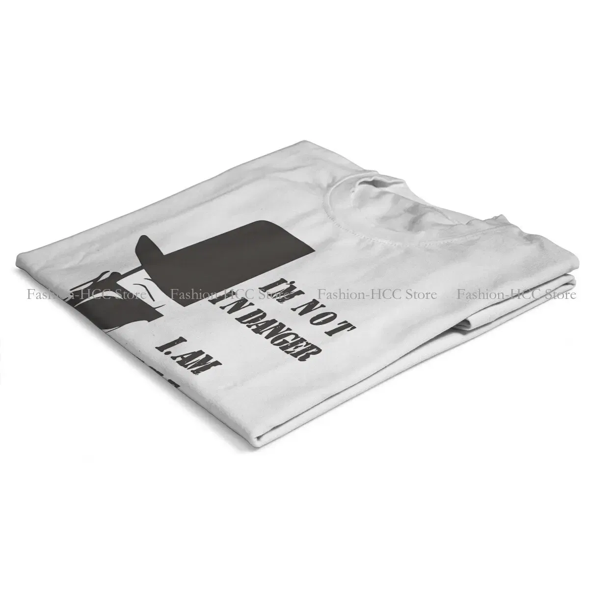 Color: WHITE, Size: S - I Am Not In Danger I Am The Danger Hip Hop TShirt Breaking Bad Style Tops Comfortable T Shirt Female Tee