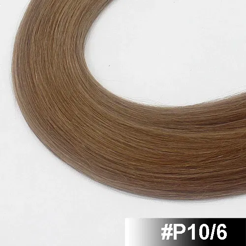 Color: #M6/8, Longest Hair Proportion: 35%-45%, Items per Package: 50 Strands, Life Span: 12 months With Proper Care, Stretched Length: 20inches - FOREVER HAIR 0.8g/s 16" 18" 20" 100% Remy Human Pre Bonded Flat Tip Hair Extension Straight Capsules Keratin