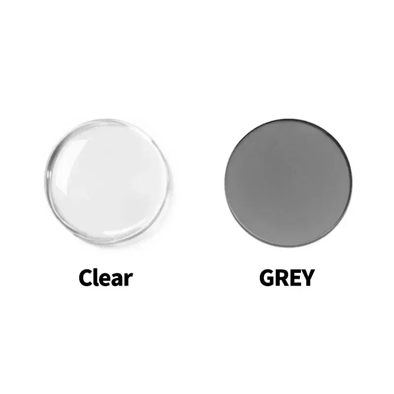 Lenses Color: black, Lens Index: 1.56 - Aspheric Prescription Progressive Photochromic Lenses multifunctional Indoor Outdoor Chameleon Gray Brown Astigmatism