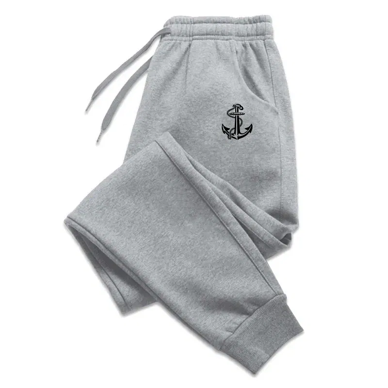 Color: GRAY, Size: M - Autumn And Winter Men Pants New In Men's Clothing Casual Trousers Sport Jogging Tracksuits Sweatpants Harajuku Streetwear Pants