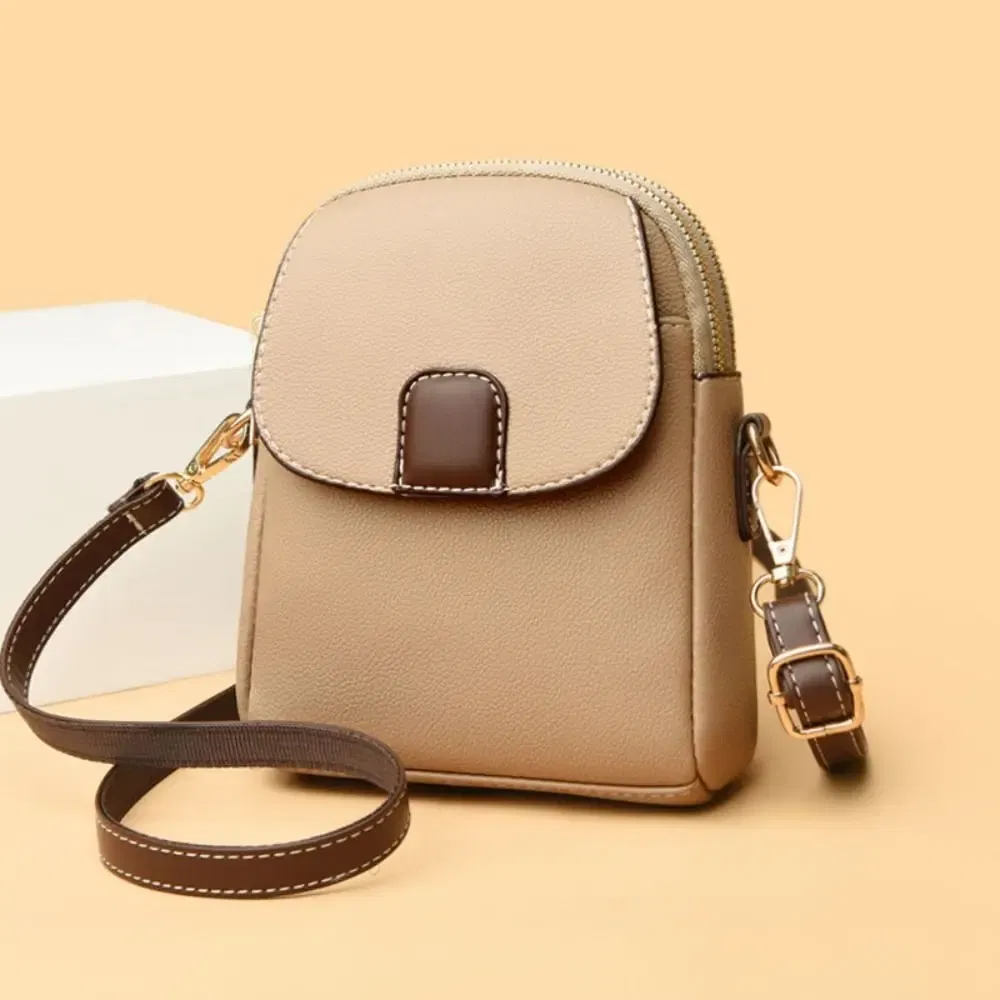 Color: Blue - Mini Square Bags Bag Versatile Crossbody Shoulder Bag Casual Trendy Leather Bag Cellphone Bag for Women Girl