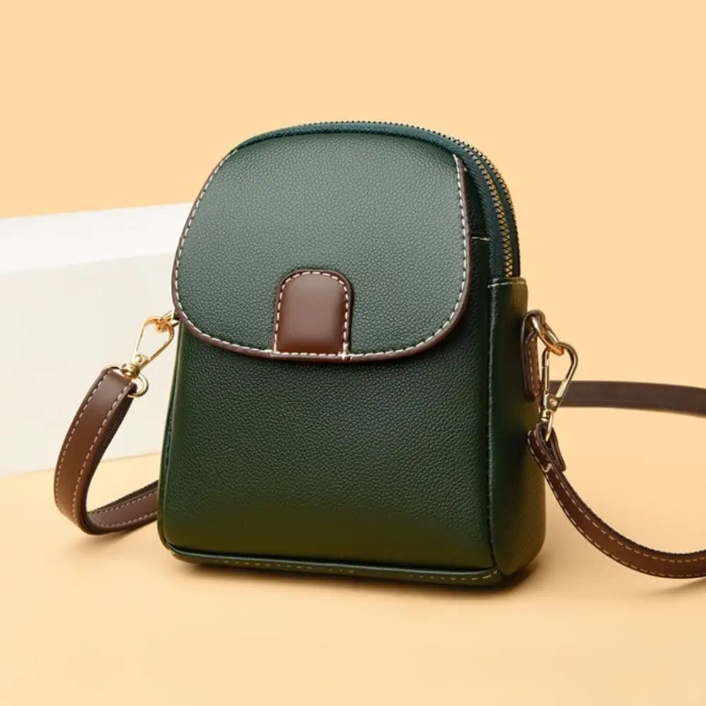 Color: Blue - Mini Square Bags Bag Versatile Crossbody Shoulder Bag Casual Trendy Leather Bag Cellphone Bag for Women Girl