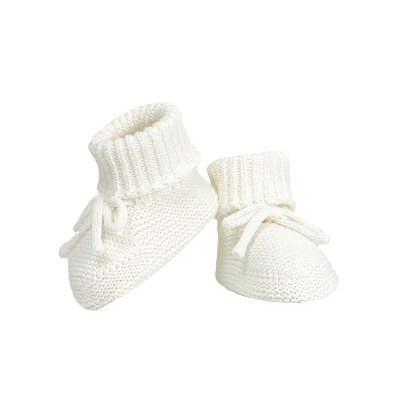 Color: black, Baby Age: 0-6 Months - Infant Baby Shoes Knit Cotton Boys Girl Boots Fashion Tie Solid Newborn Walk Bed Footwear Toddler Kid Clothing Accessories 0-18M