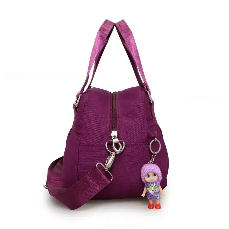 Color: MULTI - Crossbody Bags for Women Simple Canvas Square waterproof Bag Designer Luxury Women's Bag 2024 Fashion Female Handbags for Women