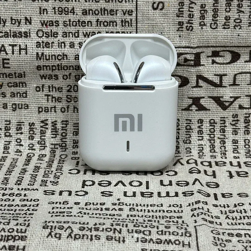 Color: WHITE - Xiaomi J18 Wireless Bluetooth Headphones in-ear HiFI Stereo with Mic Bluetooth Touch Waterproof Noise Cancelling Multi-Earphones