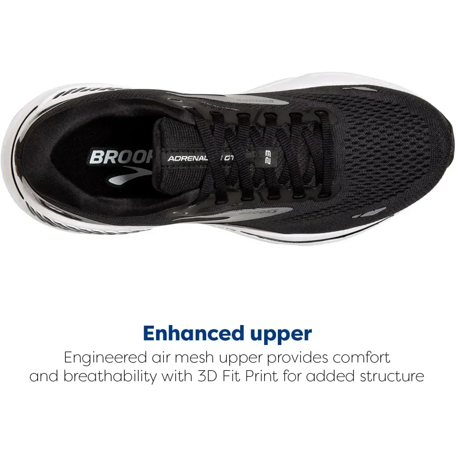 Color: black, Shoe Size: 42 - Brooks Men?™s Adrenaline GTS 23 Supportive Running Shoe