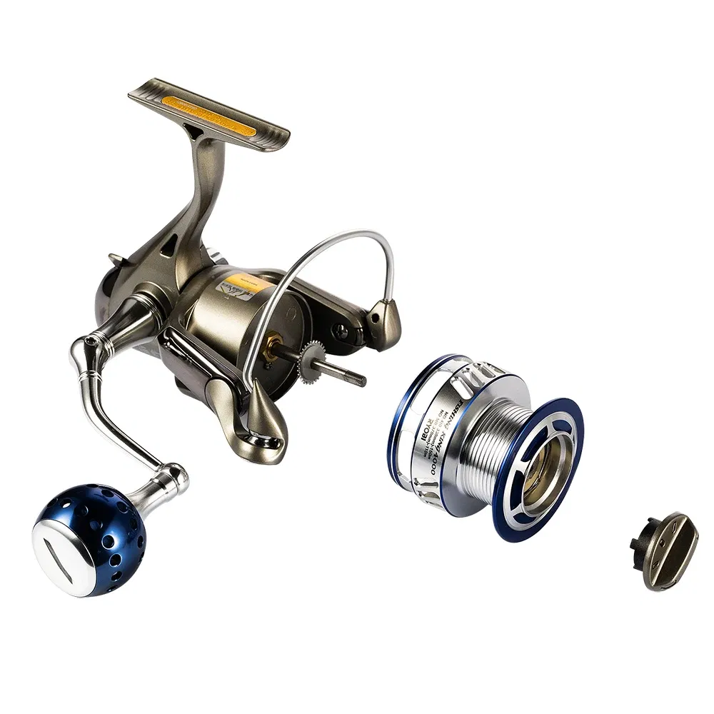 Color: Light Grey, Ships From: CHINA, Bearing Quantity: 7, Spool Capacity: 8000 Series - RYOBI FISHING KING ?… ?…? ?…? Reels Spinning Wheel 6+1BB Gear Ratio 5.0:1/5.1:1  Drag 2.5-10kg  Fishing Coil