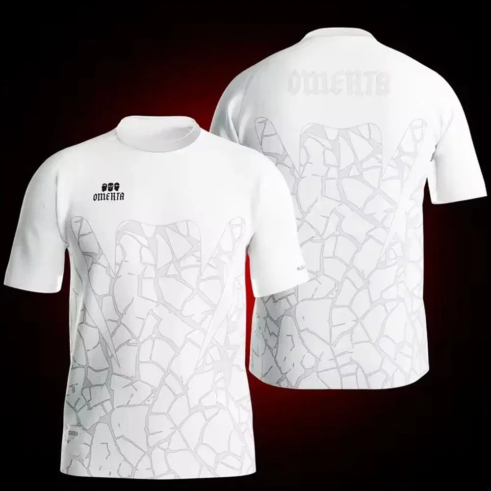 Color: Blue, Size: XL - Omerta Boxing Fans Shirt Summer 3D Print Sportwear 47 T-Shirt Clothes Breathable Jersey Round Neck Short Sleeve Kids T-shirt