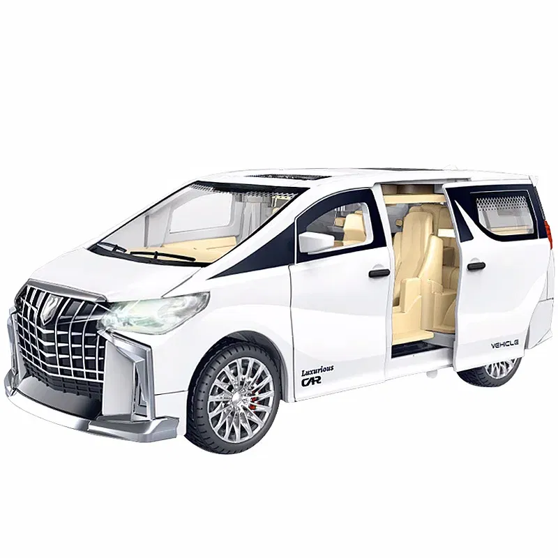 Color: black - Children's Inertia Pull-back Car Toy with Lighting Sound Simulation Commercial Car Model Boy Gift Toy Car Kids Holiday Gift