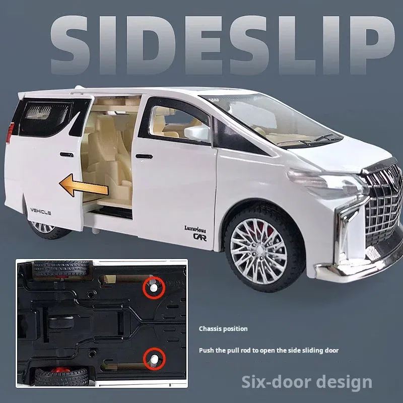 Color: black - Children's Inertia Pull-back Car Toy with Lighting Sound Simulation Commercial Car Model Boy Gift Toy Car Kids Holiday Gift