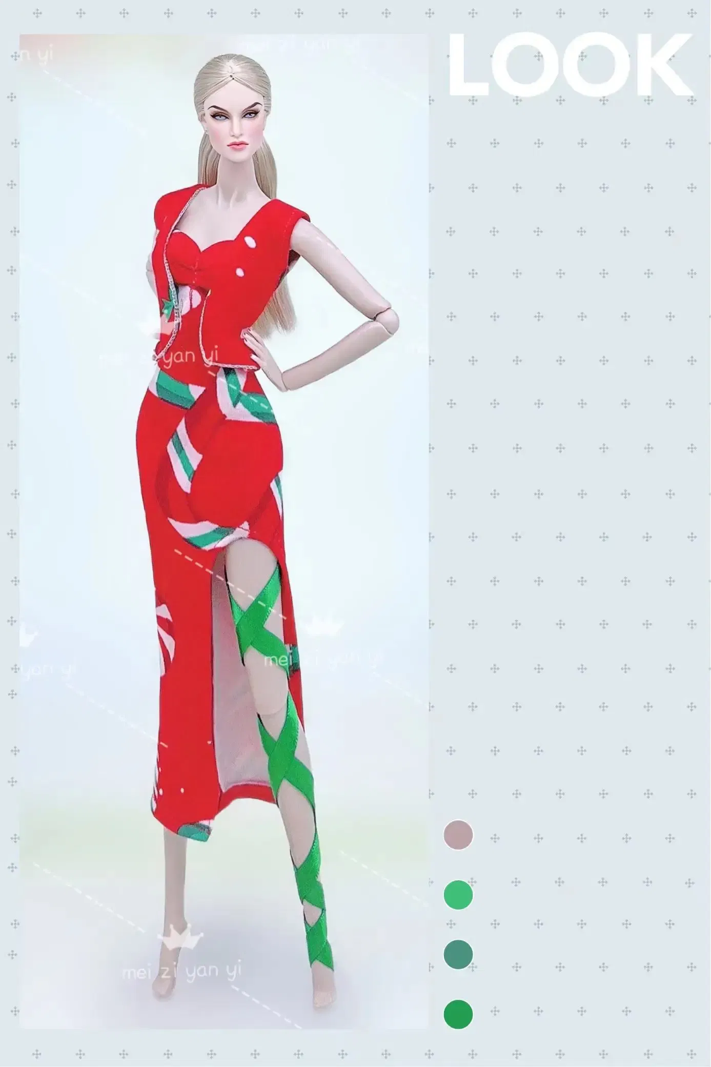 Color: Clear - for clothes pink for 30cm doll