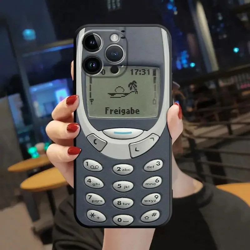 Color: Brown, Material: PC - Phone Case For Apple iPhone 11 12 13 14 15 16 Pro 7 XR X XS Max 8 Plus SE 2022 Phone Cover Shell Magnetic Radio Tape Cassette