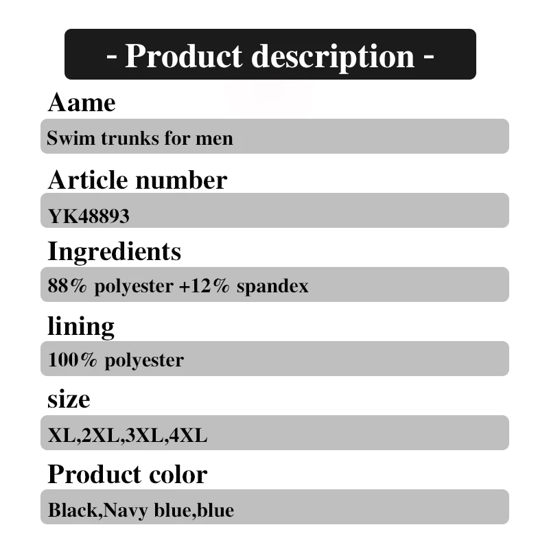 Size: XXL, Color: Black - Summer High Quality Sports Double-layer Breathable Men's Running Fitness Belt Lined With Non-slip Loose Swimming Trunks