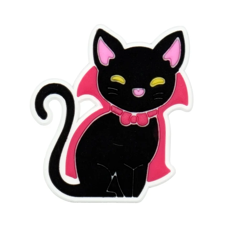 Color: green - Halloween Shoe Charms Funny Ghosts Pumpkin Clog Charms Sweets Candles Broom Shoe Clips Decorations Chips Cats Bats Clips Jeans