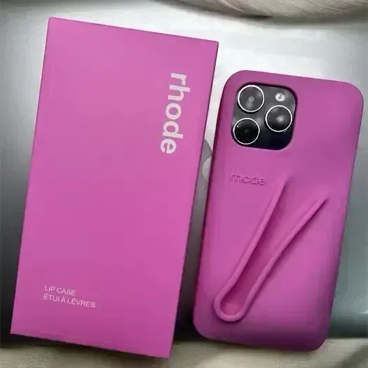 Color: Red, Material: ABS - Quality Fashion Box for Rhode Phone Case Gift Packaging Lipstick Box for Girl for IPhone 16 15 14 13 12 11 Pro Max XR XsMax Case