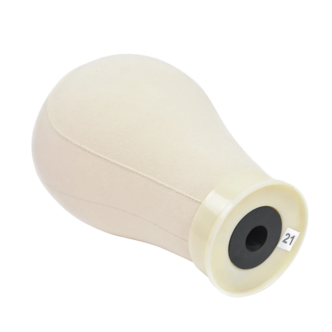 Color: Beige - Canvas Block Head Set with Wig Head Stand Table Clamp for Making Wigs Mannequin Head Wig Accessories ?»?