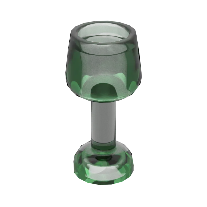 Color: wood - 10Pcs MOC Parts 33061 Utensil Equipment Goblet Large Compatible Bricks DIY Assmble Building Blocks Particle Kid Brain Toy Gift